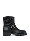 JIMMY CHOO SHEARLING-LINED YOUTH II BOOTS