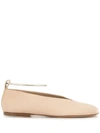 JIL SANDER ANKLET BALLERINA SHOES