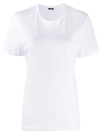 Joseph 平纹针织圆领t恤 In White