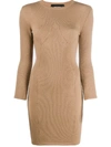 DSQUARED2 KNITTED LONG-SLEEVE DRESS
