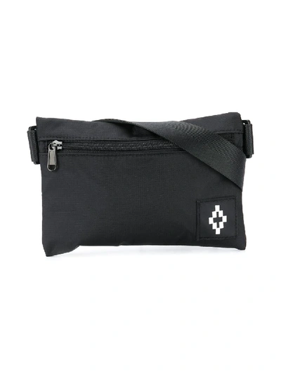 Marcelo Burlon County Of Milan Kids' Logo Patch Belt Bag In Black