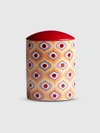L'or De Seraphine - Verified Partner Poppy Ceramic Jar Candle - M - Also In: L In Red