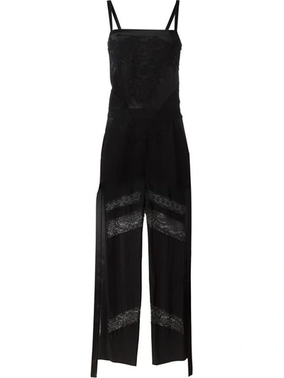 Givenchy Semi-sheer Jumpsuit In Black