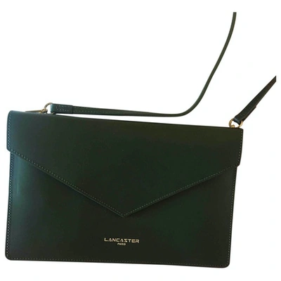 Pre-owned Lancaster Green Leather Clutch Bag