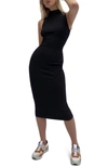 FRENCH CONNECTION JOLIE SLEEVELESS MIDI DRESS,71PGP