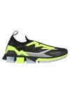Dolce & Gabbana Dolce And Gabbana Black And Green Sorrento Sneakers In Black Fluo Yellow