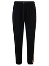 BURBERRY SIDE CHECK LOGO DETAIL TRACK trousers,11515240