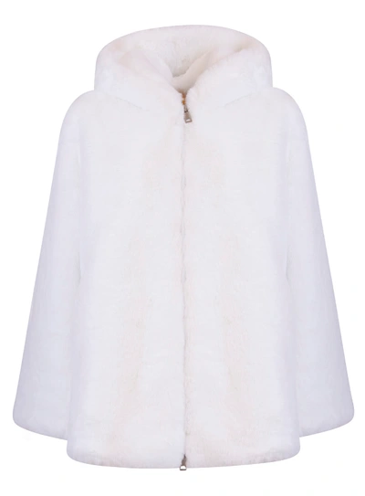 Bully Shearling Jacket In Bianco
