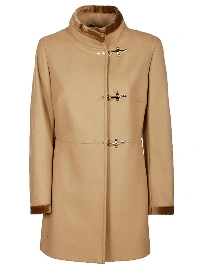 Fay Stand-up Collar Three-lock Coat