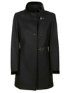 FAY STAND-UP COLLAR COAT,NAW50414000SGLB999