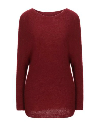 Ottod'ame Sweaters In Maroon