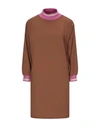 Hanita Short Dress In Brown