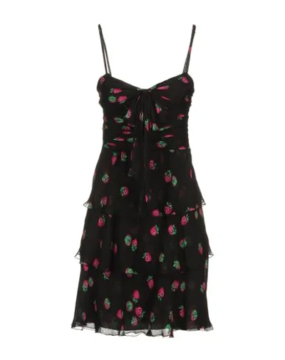 Moschino Cheap And Chic Short Dresses In Black