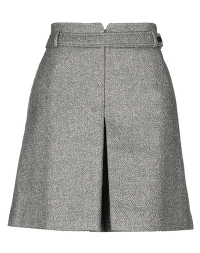 Dior Mini Skirts In Grey