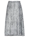 Olivia Rubin Jeanie Sequin Midi Skirt In White