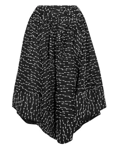 Rosie Assoulin Midi Skirts In Black