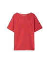 HATCH HATCH WOMAN BLOUSE RED SIZE 2 VISCOSE, POLYESTER,38944176HT 3