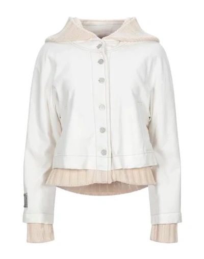 Angelo Marani Jackets In White