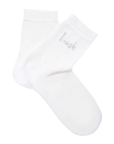 Maria La Rosa Short Socks In White