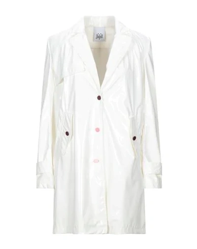 Jijil Overcoats In White