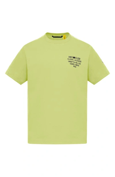 Moncler Genius Undefeated 2 Moncler 1952 Logo-print Cotton-jersey T-shirt In Open Yellow