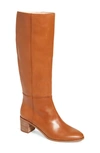 Madewell The Carlotta Tall Boot In English Saddle Leather