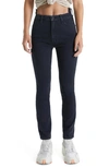 MOTHER THE DAZZLER STEP WAISTBAND SLIM JEANS,1396-846