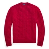 Ralph Lauren Cable-knit Cashmere Sweater In Monarch Red