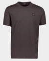 Paul & Shark Organic Cotton T-shirt In Dark Brown