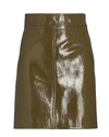 RONNY KOBO Rina Patent Leather Mini Skirt,060059305648
