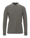 Drumohr Polo Shirts In Khaki