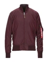 Alpha Industries Jackets In Mauve