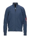 Alpha Industries Jackets In Blue