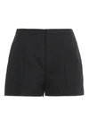 SAINT LAURENT WOOL GABARDINE SHORTS