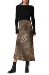 Allsaints Womens Black Hera Leppo Contrast-layer Crepe Dress S In Black