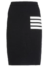 THOM BROWNE KNITTED PENCIL SKIRT,11516541