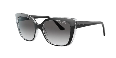 Vogue Eyewear Woman Sunglass Vo5337s In Grey Gradient