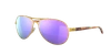Oakley Feedback Prizm Violet Aviator Ladies Sunglasses Oo4079 407939 59 In Prizm Violet Polarized