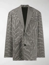 BALENCIAGA 格纹超大款西装夹克,15266593