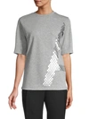 AKRIS EMBELLISHED CREWNECK TEE,0400013108386