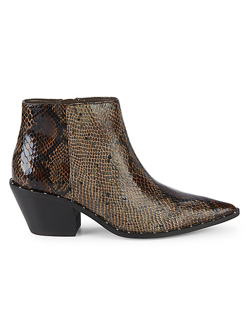 charles david snakeskin boots