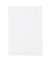 Madison Park Lasso Yarn-dyed Cotton Chenille Bath Rug, 17" X 24" In White