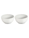Staub Ceramic 2-piece Large Universal Bowl Set In White