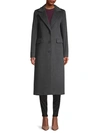 CINZIA ROCCA ICONS NOTCH COLLAR WOOL-BLEND COAT,0400013043397