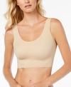 CALVIN KLEIN INVISIBLES COMFORT LINED SCOOP-NECK BRALETTE QF4782