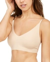 Calvin Klein Invisibles Comfort Lightly Lined Triangle Bralette Qf5753 In Bare (nude 5)