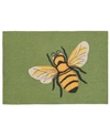 Liora Manne Frontporch Bee Green 2'6" X 4' Outdoor Area Rug In Green