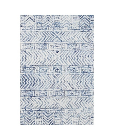 Liora Manne Cyprus Batik 5' X 7'6" Area Rug In White