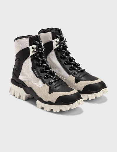 Moncler Helis Hiking Boots In White