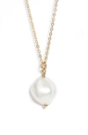SET & STONES ADELLE KESHI PEARL NECKLACE,SS194